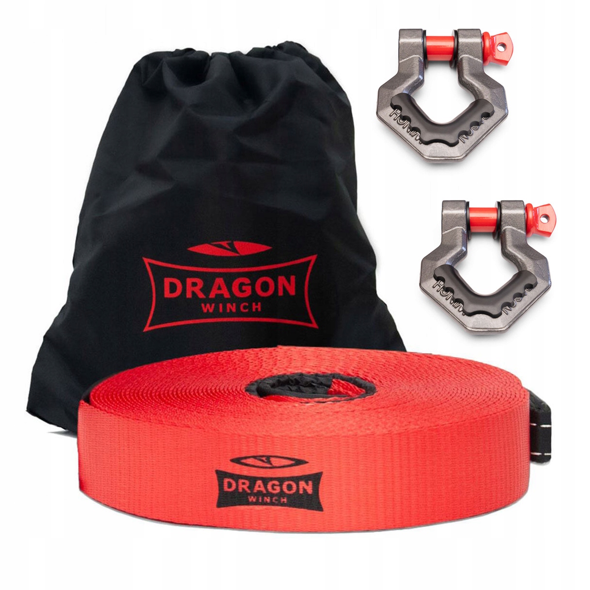 2x Szekle 3/4 4,75T II Pas 20M 5T pro naviják Off Road nerez omega