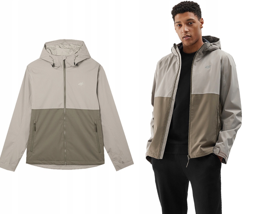 Sportovní přechodová bunda 4F s kapucí a membránou 5000 XL