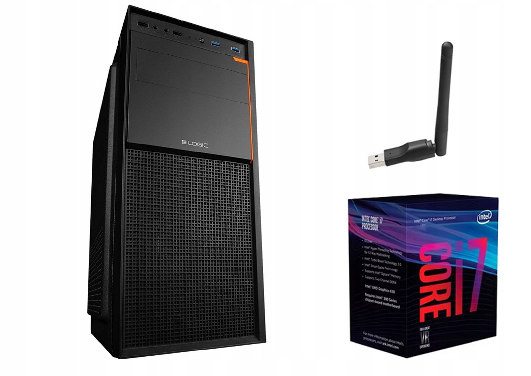 Gamingowy Komputer Intel Core i7 Quad 32GB 240SSD Windows 10 Do Gier Pc