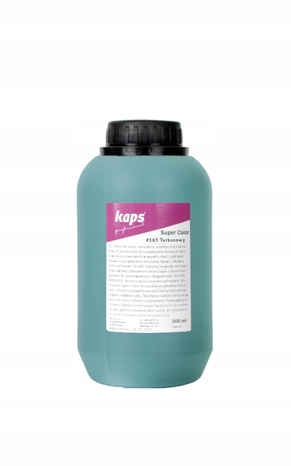 

Farba do Skór ekoSkór 500ml Kaps 165-turkus