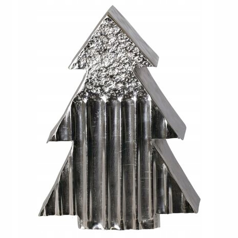 FIGURKA CHOINKA METALOWA DEKORACJA ŚWIĄTECZNA NA PREZENT POD CHOINKĘ M