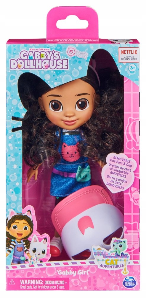 

Koci Domek Gabi Lalka 20 CM Gabby Podróżniczka Akc