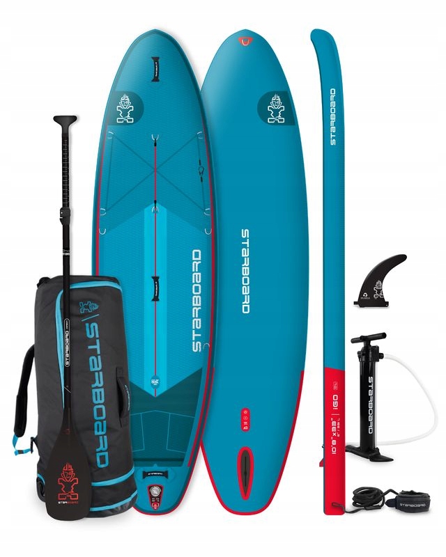 Sup Deska Starboard iGO Lite 11'2x31 Pro Plavání Nafukovací S Pádlem