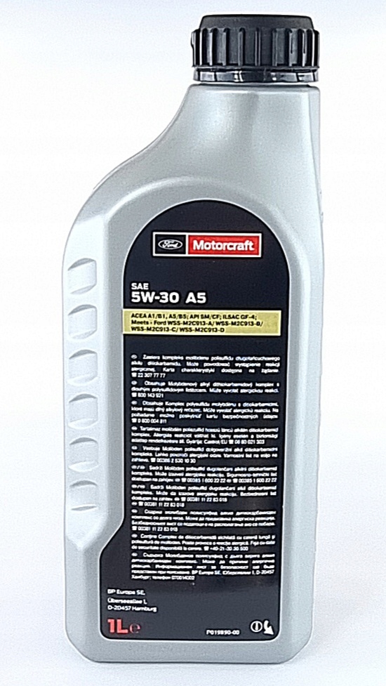 OLEJ FORD MOTORCRAFT A5 5W30 5L 15CF54 / 155DFC 1l Producent Motorcraft