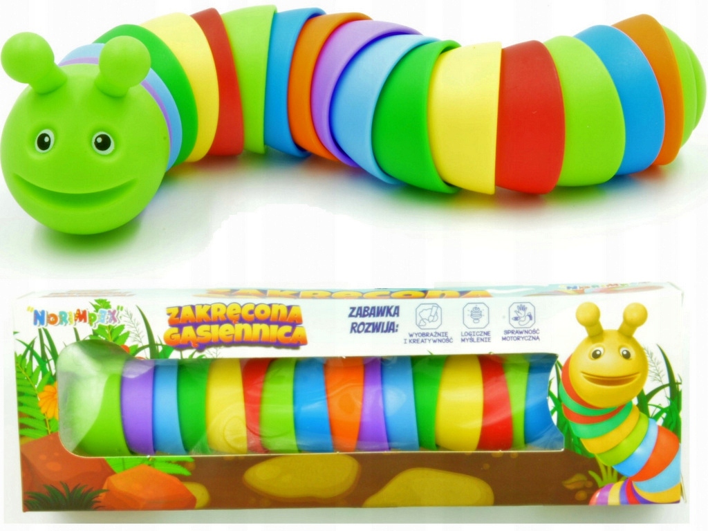 

Gąsienica Sensoryczna Ślimak Antystresowy Sensoryc