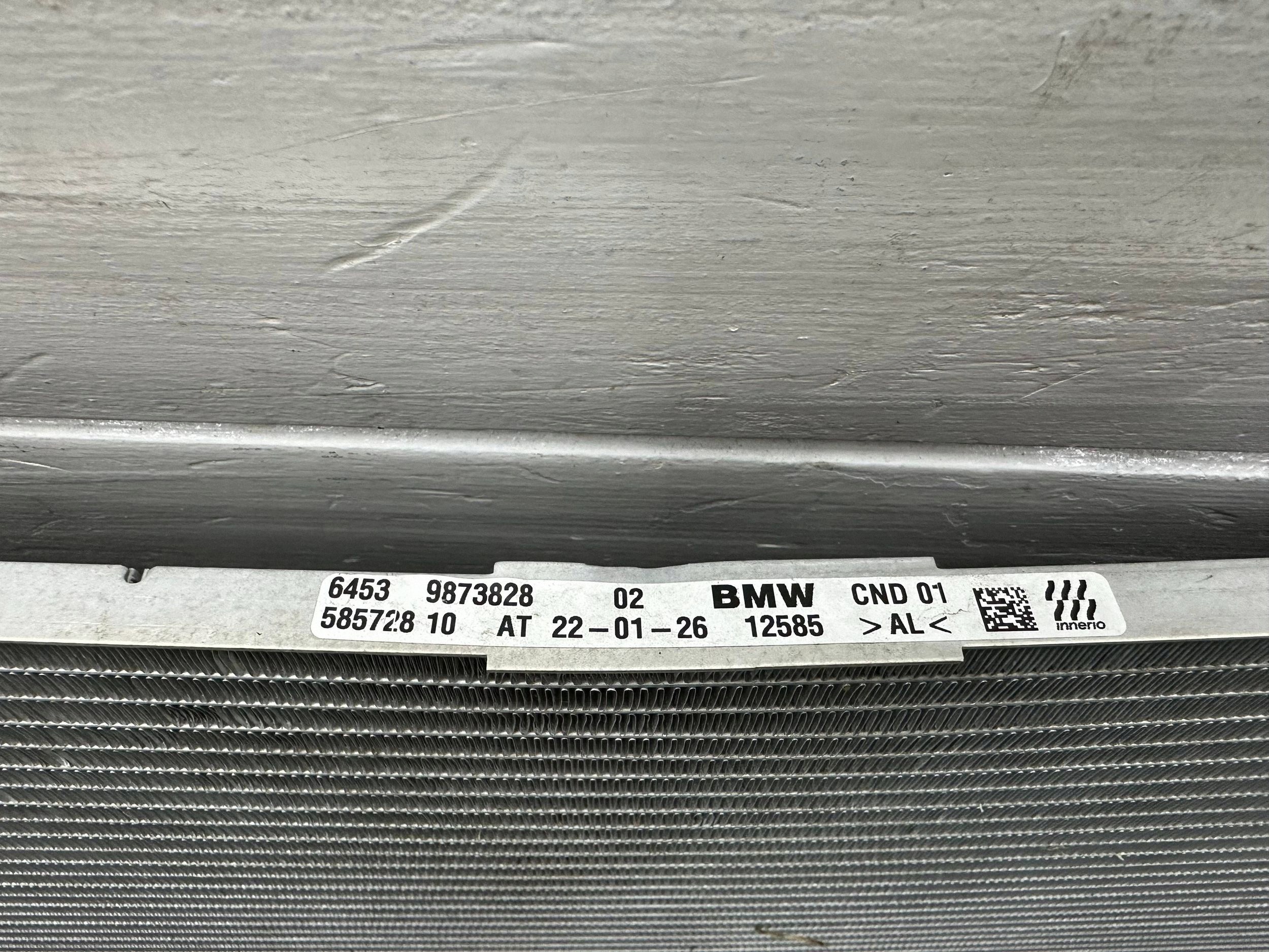 Radiateur climatisation BMW X2 U10 9873828