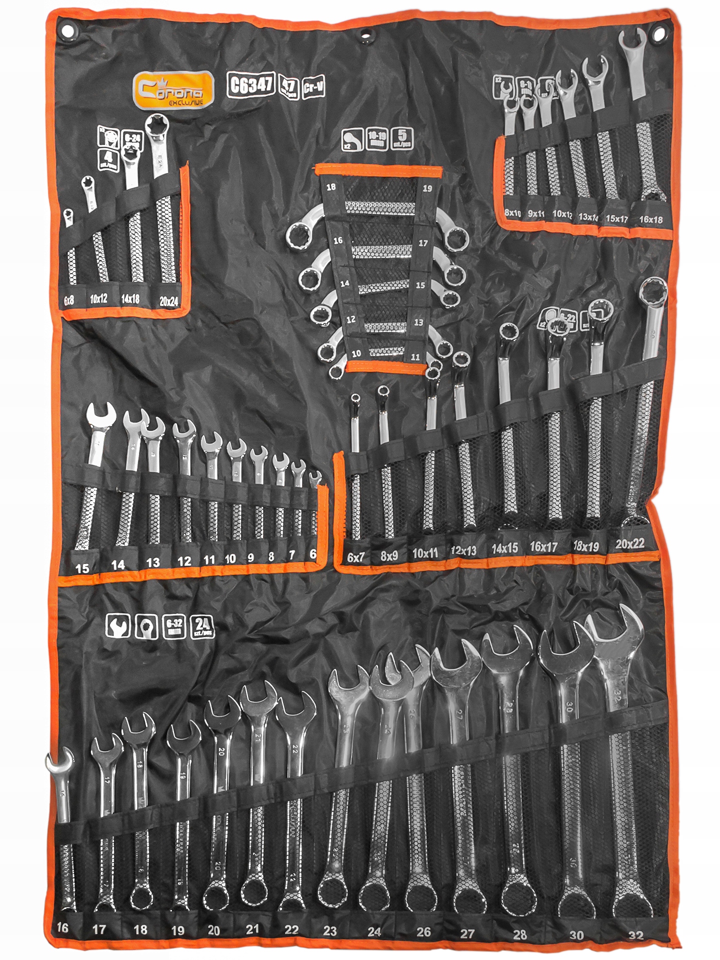 Набір гайкових ключів Corona 47 ele C6347