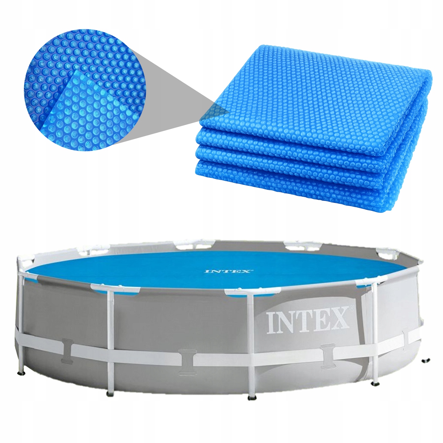 Solární Fólie Do Bazénu Krycí Plachta , silná, vhodná pro bazén Intex 26702