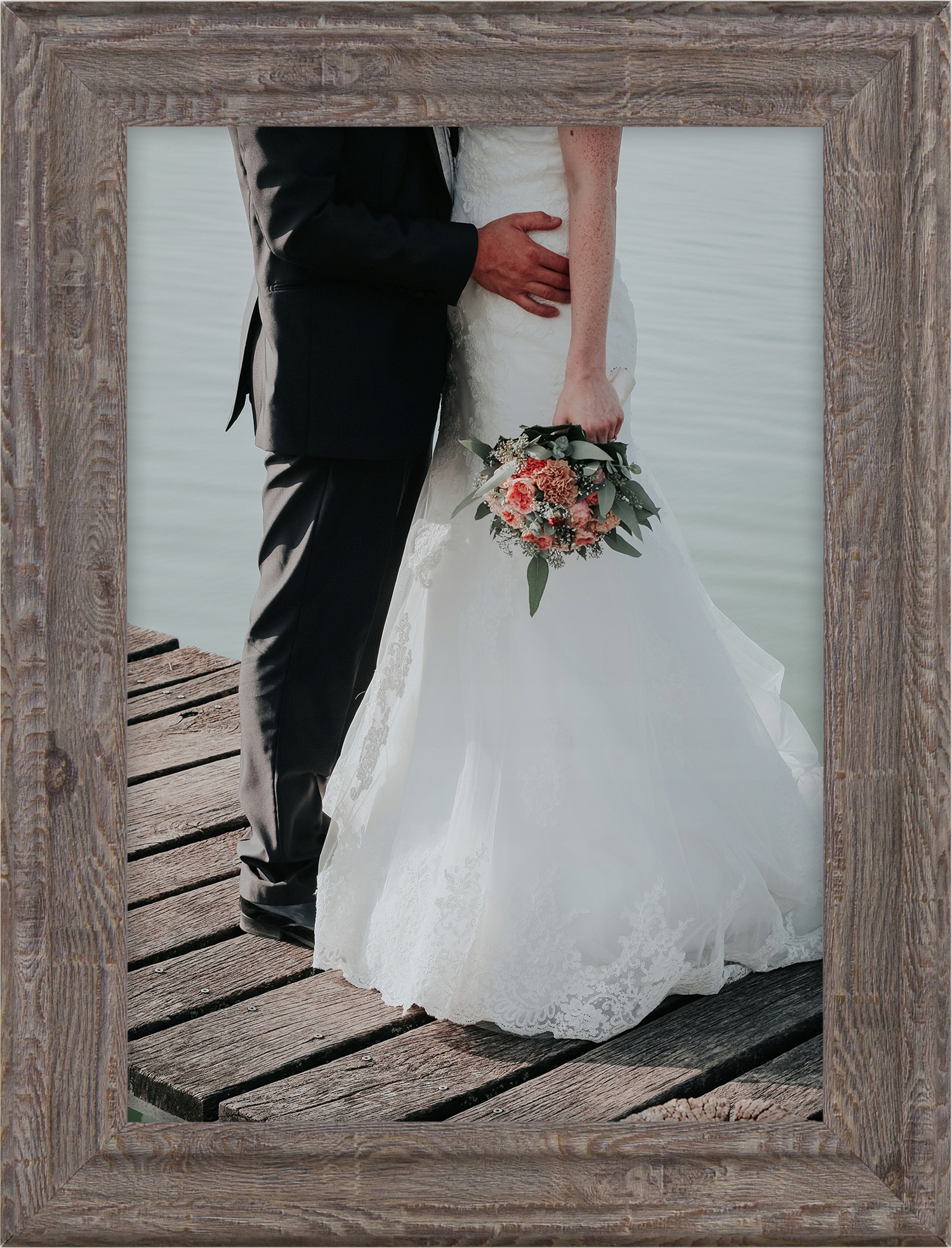 

Ramka Na Zdjęcia Ramki Foto Brązowa Rama 30x40