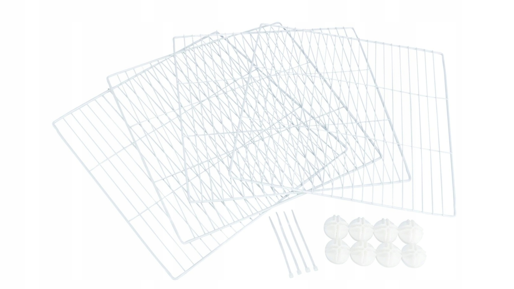 Trixie Rozšiřující sada pro domácí výběh, 4 panely bílá, 35 × 35 cm