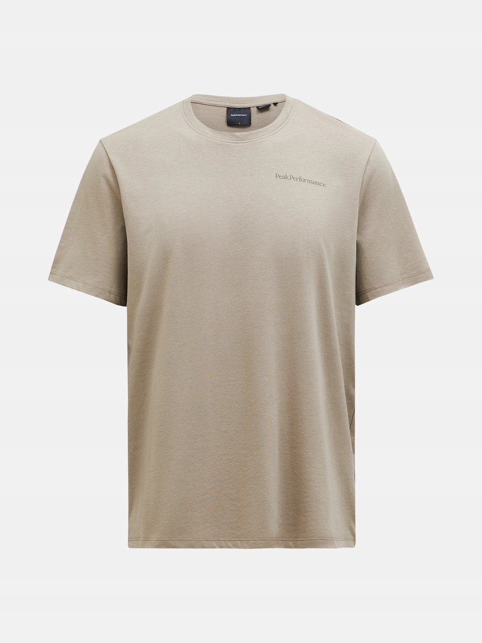 Pánské Tričko Peak Performance Explore Logo Avid Beige XXL