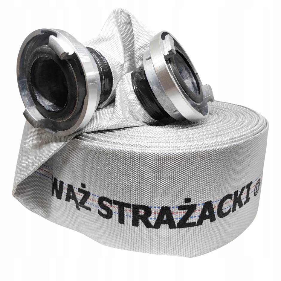 Ibo 30 m wąż strażacki parciany 3" z końcówkami