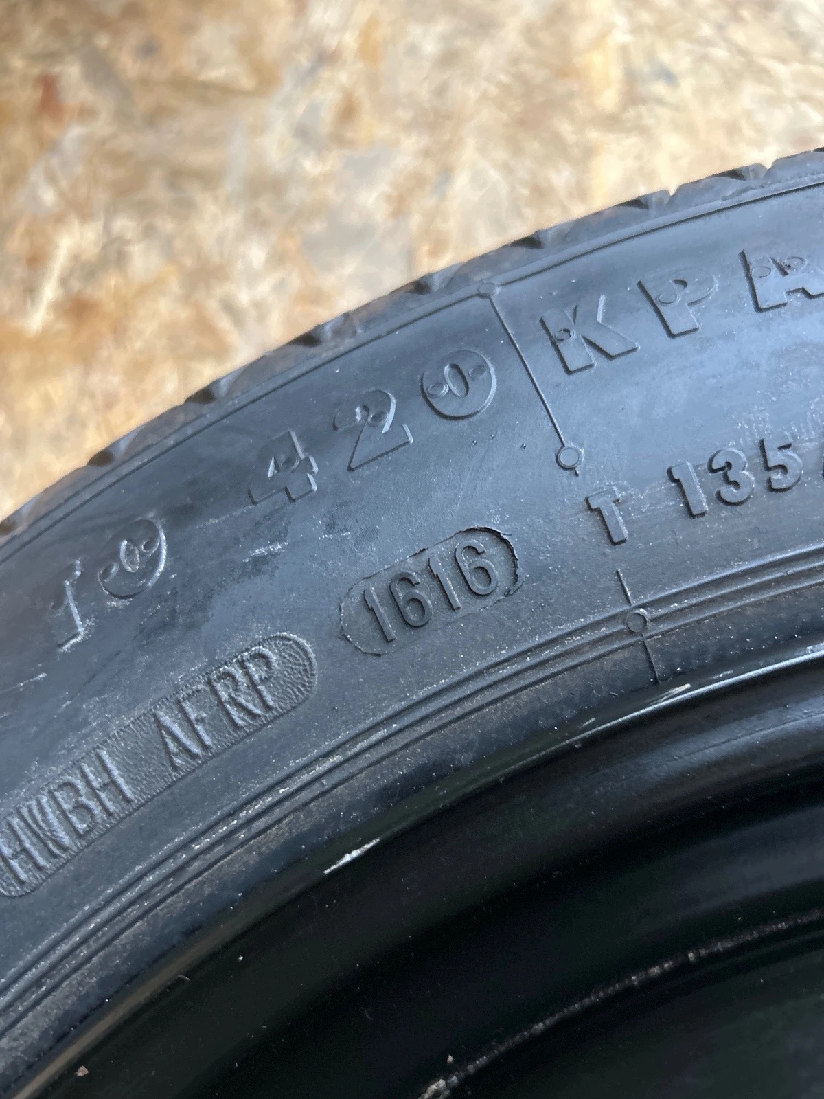 wheel spare Renault Espace V 5x114,3 135/80/R17 et45