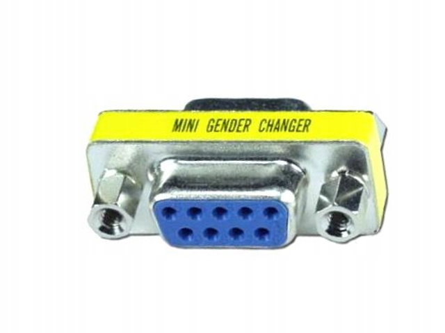 Łącznik do kabla null modem gender gniazdo DSUB 9