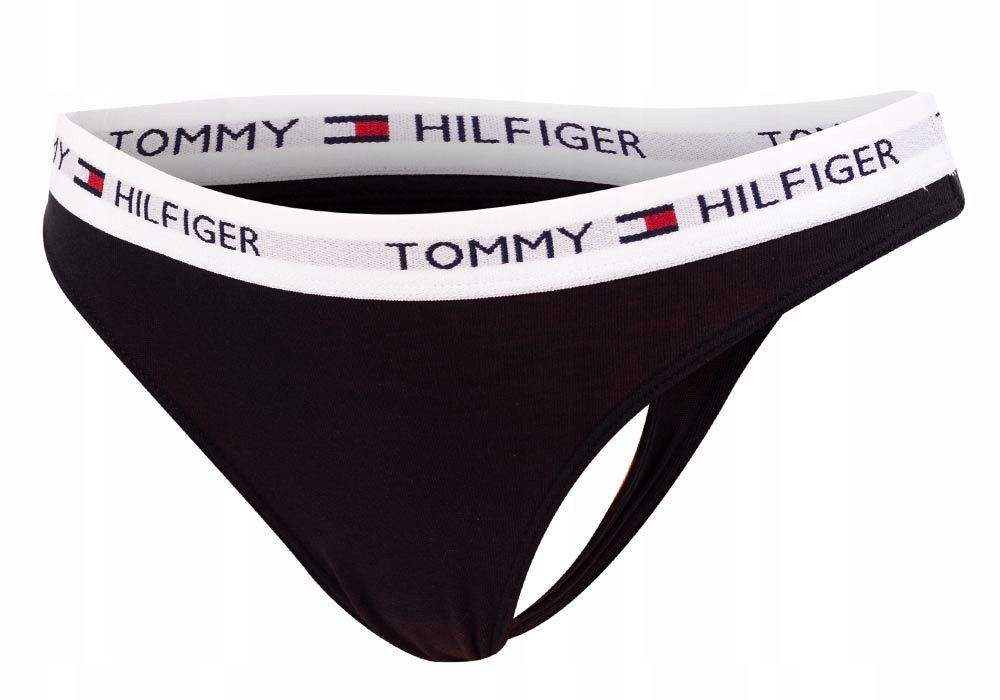 

Tommy Hilfiger Majtki Stringi Damskie Black r. M