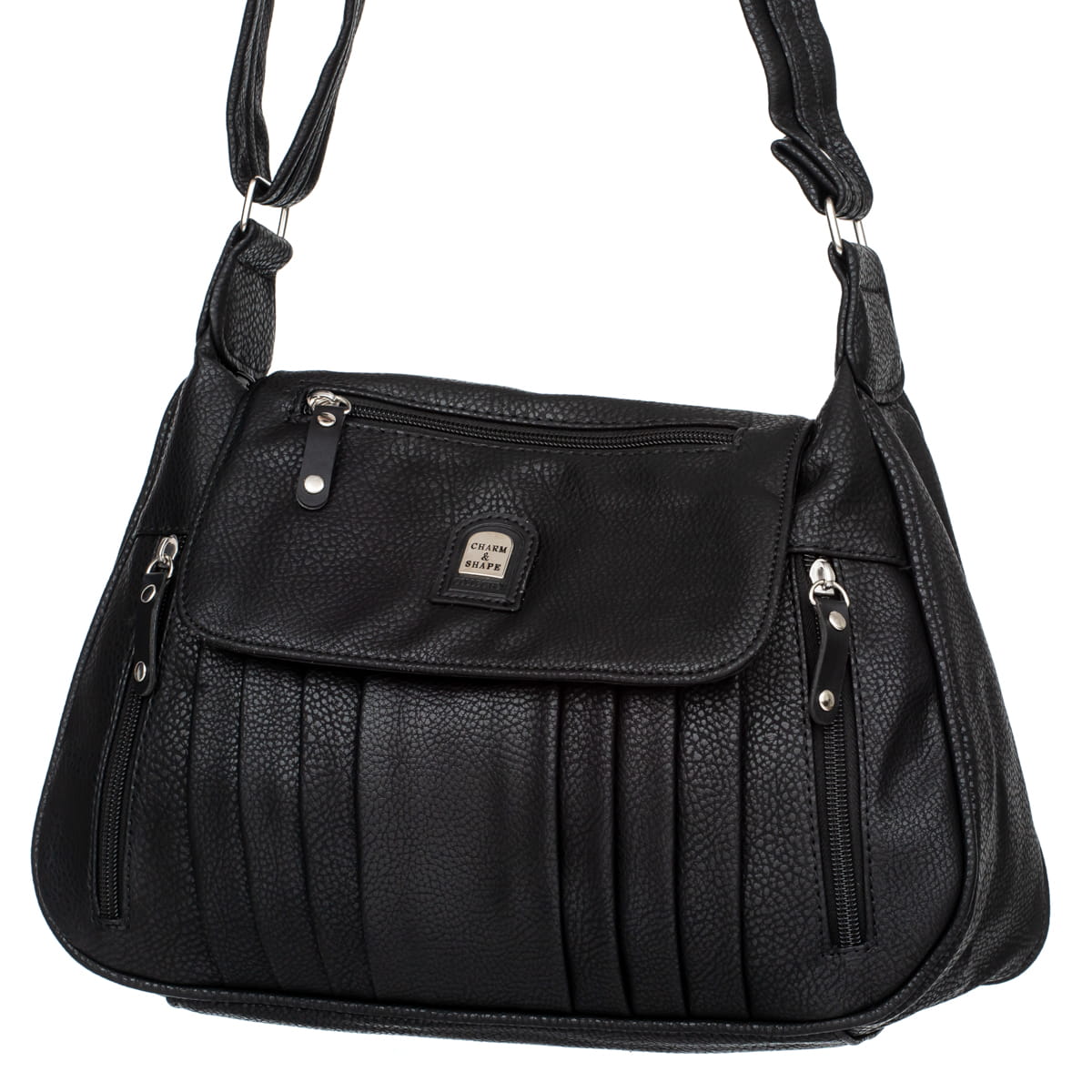 Charm & Shape torebka skóra ekologiczna czarny Marka Charm & Shape