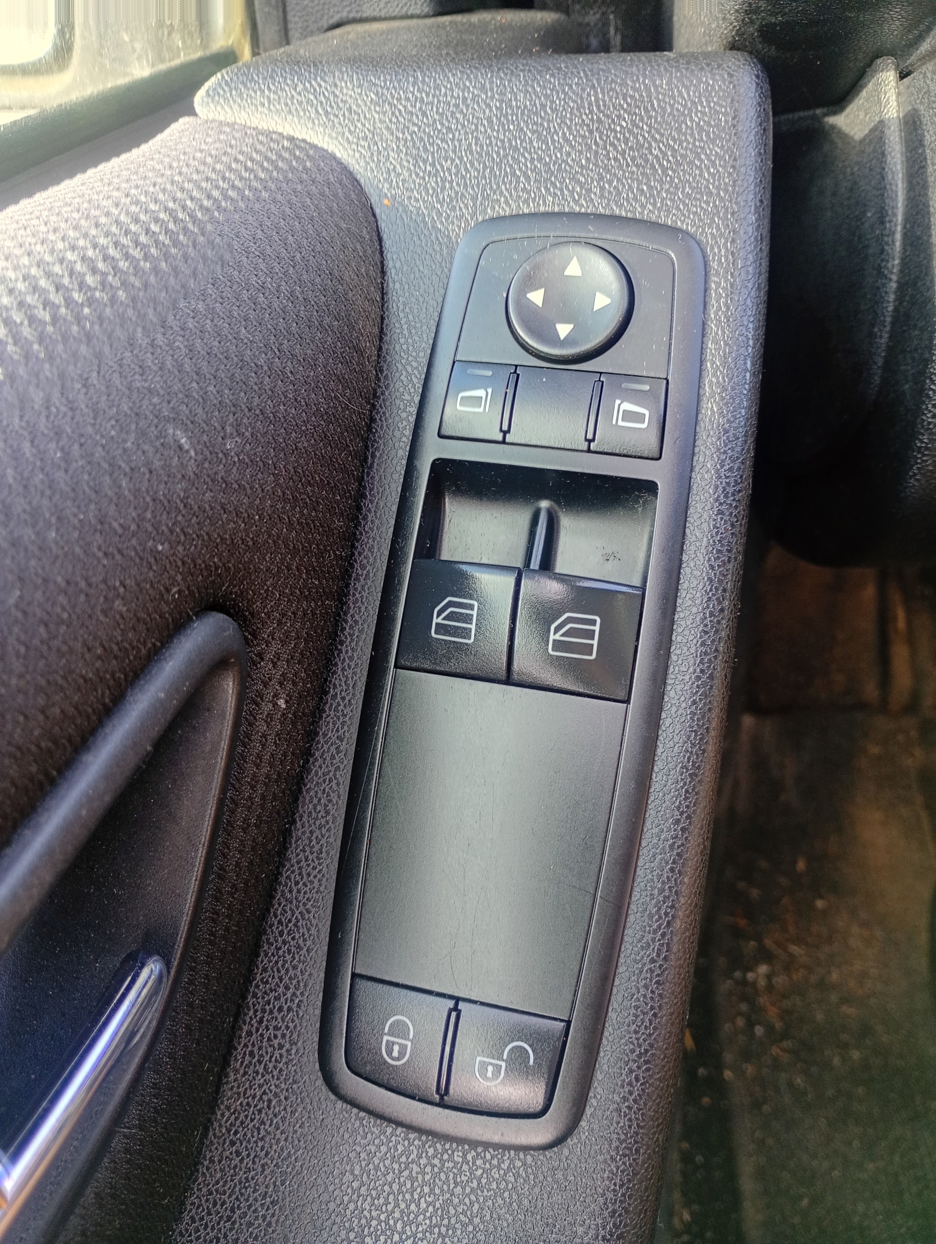 switch switch PANEL windows left front Mercedes A-KLASA W169 04-12