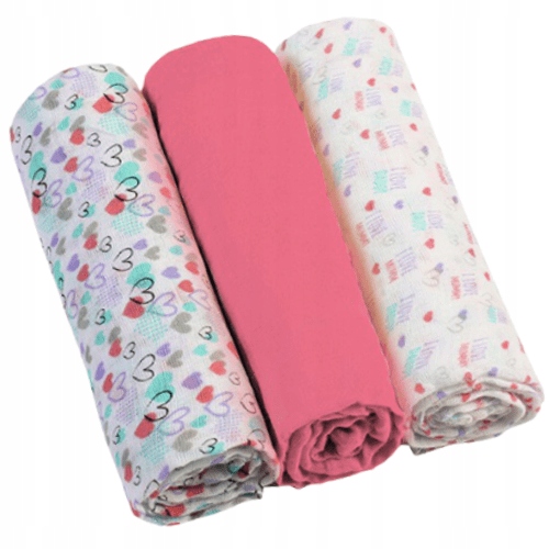 PIELUSZKI MUŚLINOWE 70x70 MIĘKKA PIELUSZKA 3szt Marka Babyono