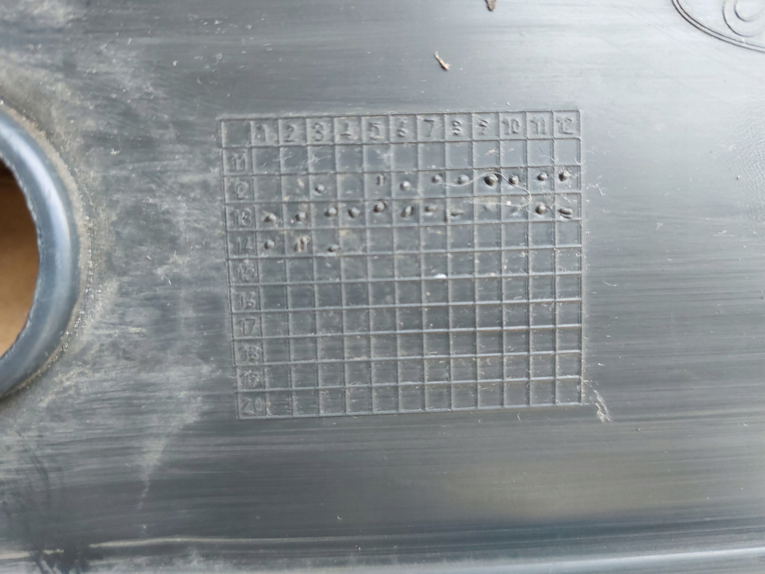 Ford Transit Custom grid of a bumper front BK21-17B968-ABW