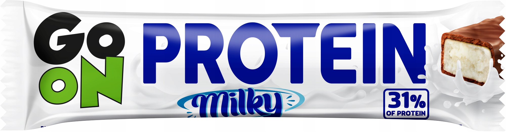 Batony proteinowe GO ON Milky 5x45 g • Opinie - Allegro