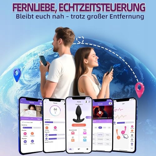 MAXPOWER Wibrator Analny 9 Trybów Wibracji Aplikacja Prostata — miniatura 3