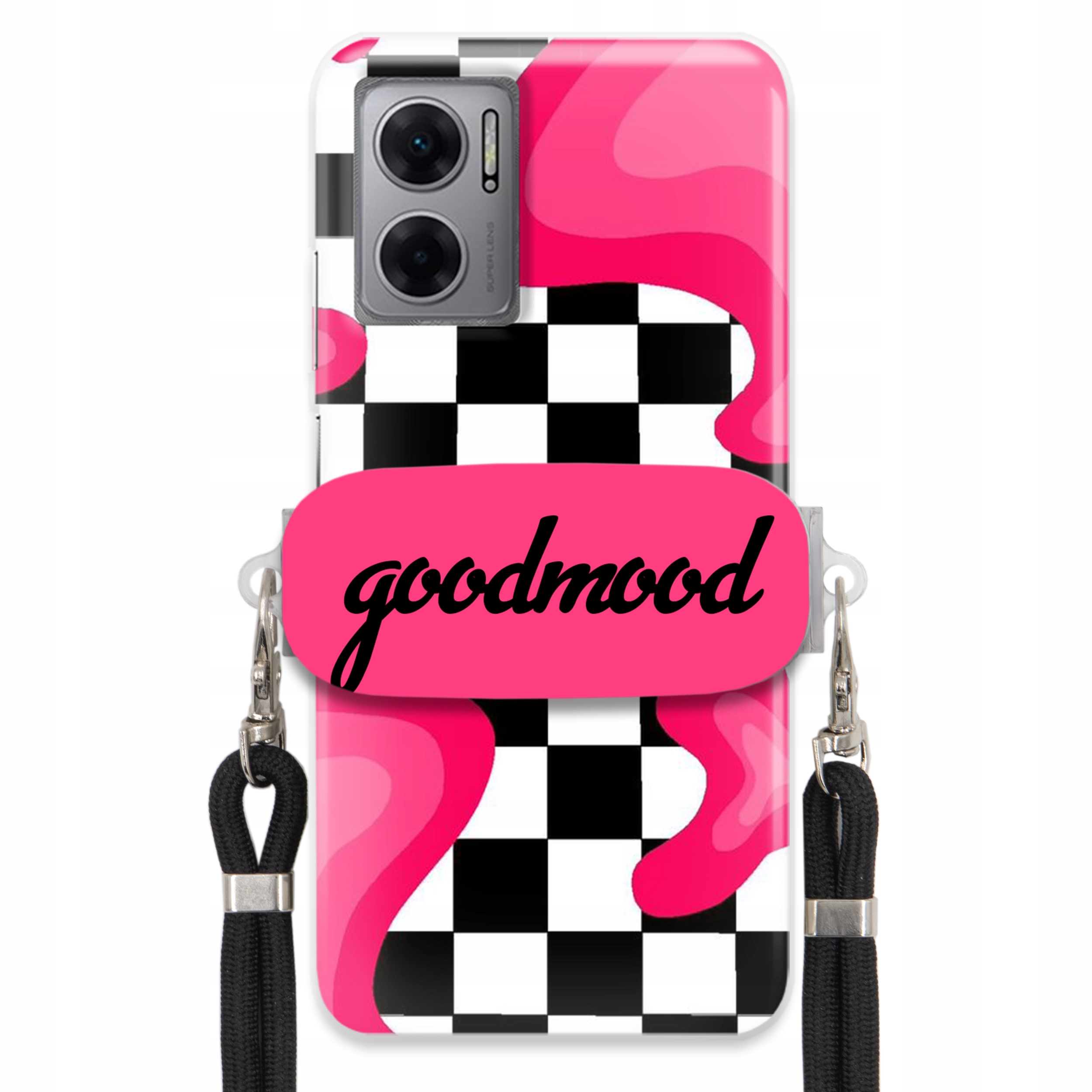 Puzdro Pre Xiaomi Redmi 10 5 G Sada Case Držiak Na Vodítko Čierna Pre Teen Splash