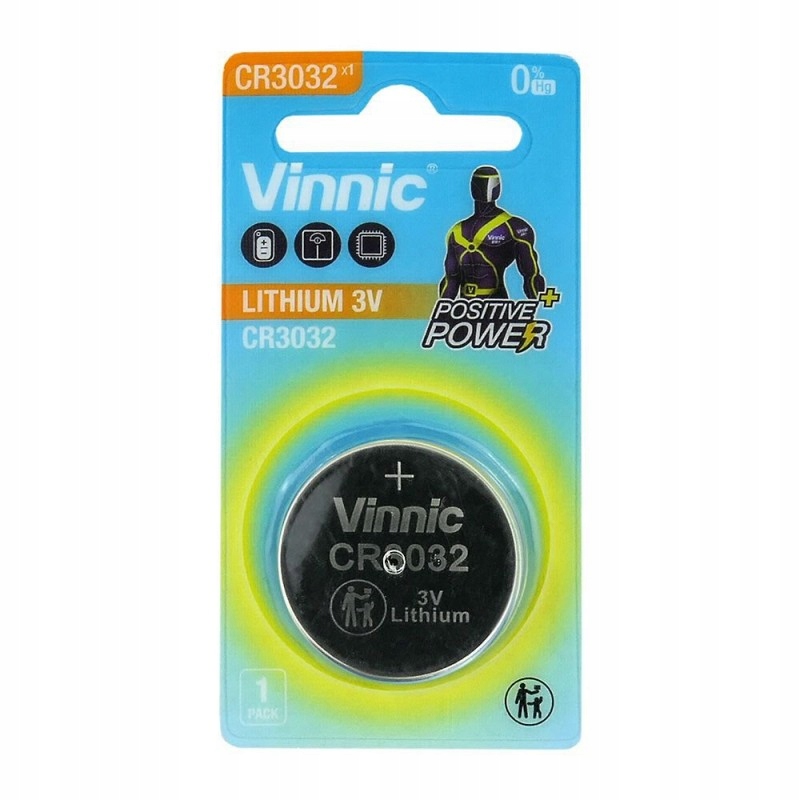 

Bateria litowa Vinnic 3V Cr 3032 --- 1 sztuka