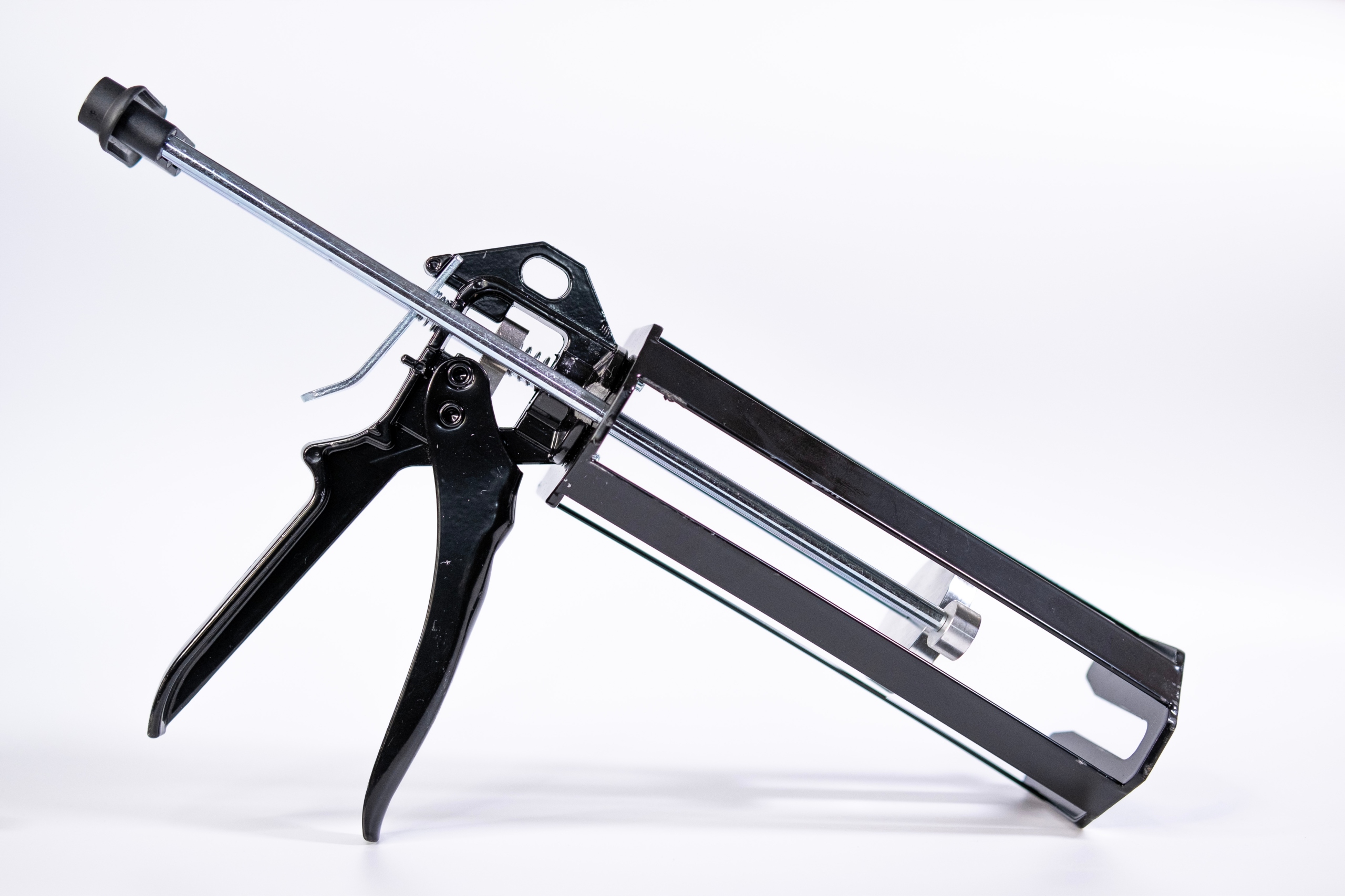 PISTOLET DO KLEJU DWUSKŁADNIKOWEGO METALOWY kartusze 490 ml WELDYX 1:10