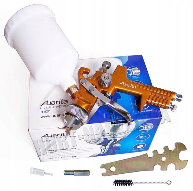 

Pistolet lakierniczy Hvlp Auarita H-827 Gold 1,4mm