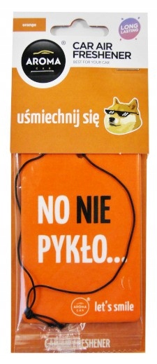 

Zawieszka Zapachowa, Odświeżacz Orange Aroma Car