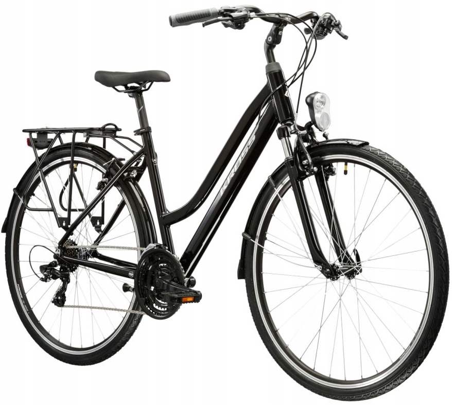 Rower Kross Trans 1.0 rama 19 cali koło 28 " czarny