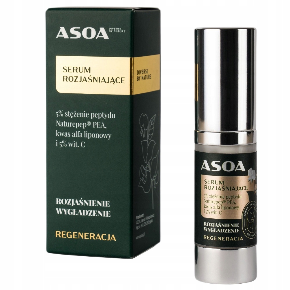 Asoa Rozjasňující Sérum Na Obličej 15 ml