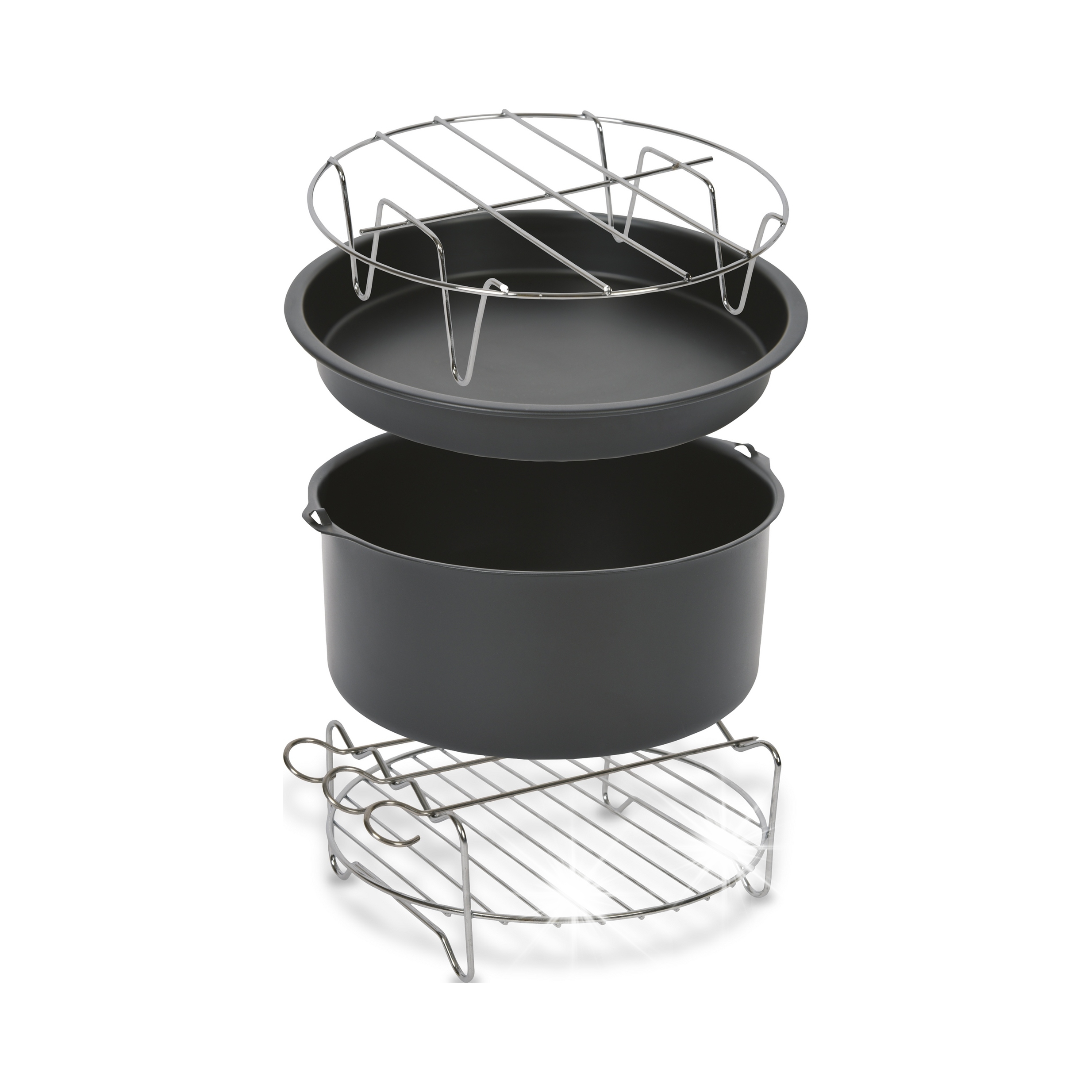 Akcesoria k beztukové fritéze Air Fryer Tefal 17 cm, 7 kusů