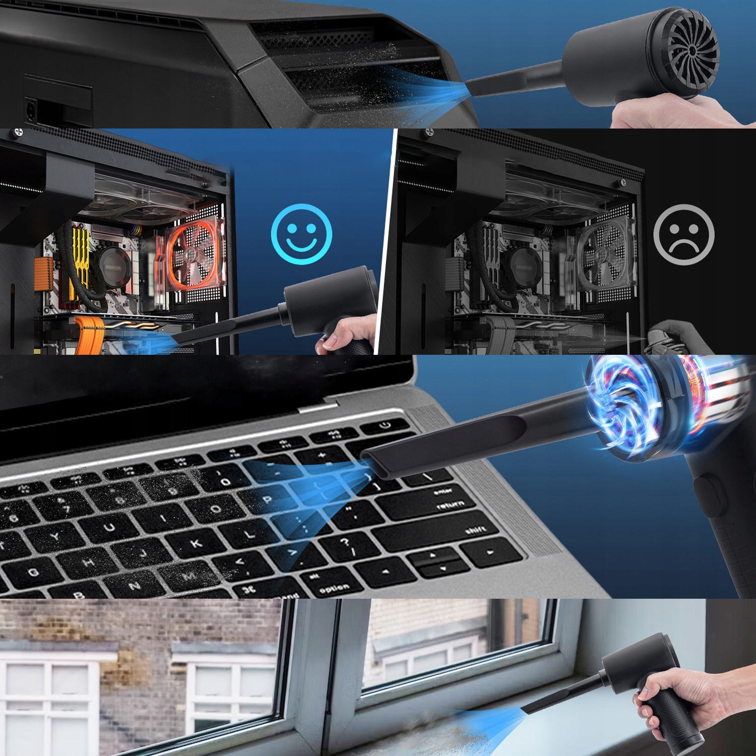 ODKURZACZ MOCNY RĘCZNY DOMU SAMOCHODOWY BEZPRZEWODOWY PRZENOŚNY 3W1 68W Model ODKURZACZ RECZNY