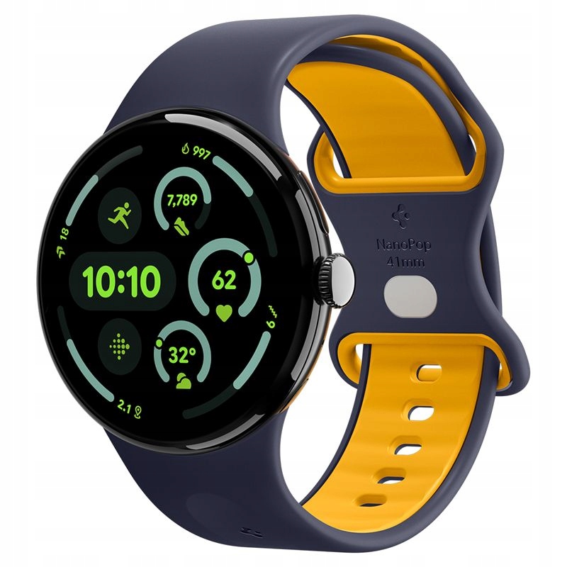 Spigen Nano Popová Páska Pro Google Pixel Watch 4 3 2 1 41 MM, Pohodlná, Sportovní