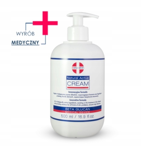 

Beta-skin Natural Active Cream 500 ML Beta Glukan