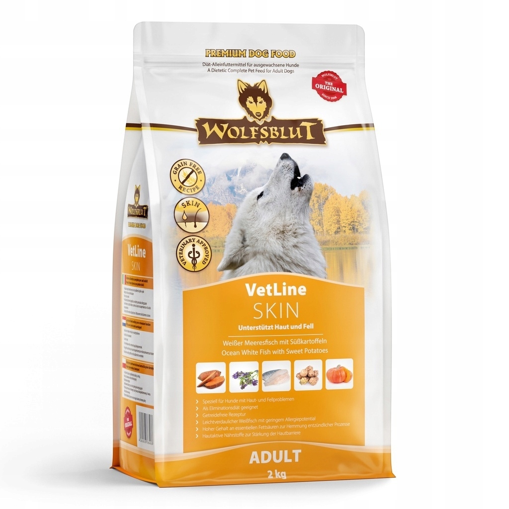 Levně Wolfsblut Dog VetLine Skin 2kg
