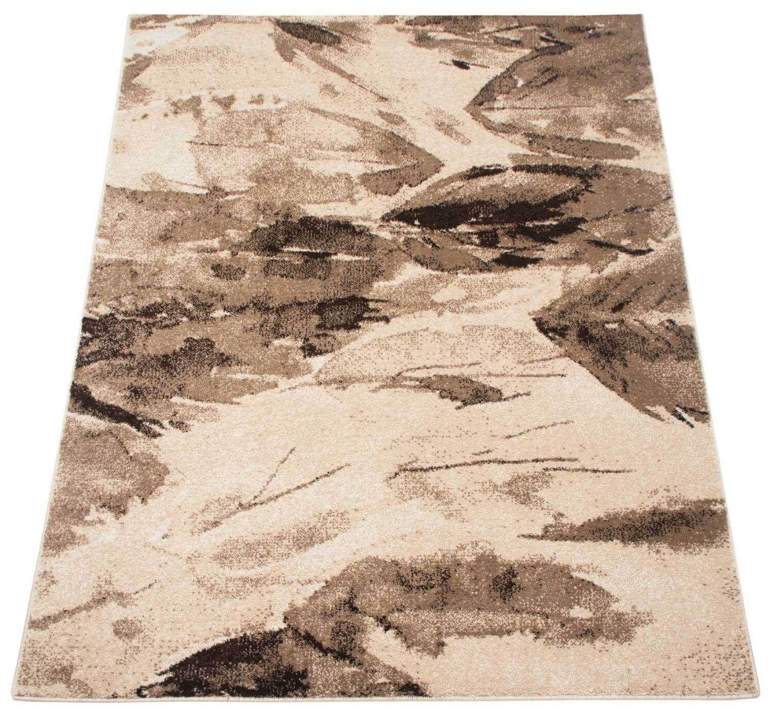 Moderný Koberec Do Obývačky Béžový Miekki Koberce Módne Odolné 140X190