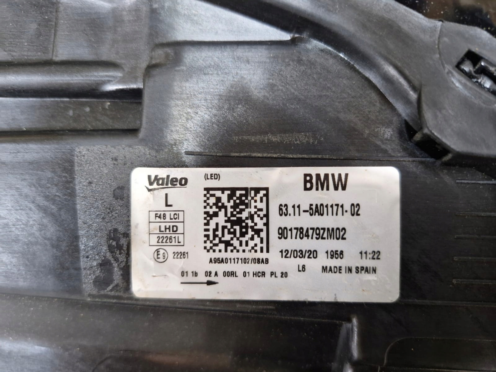 light left BMW X1 F48 F49 LIFT Full Led 2020