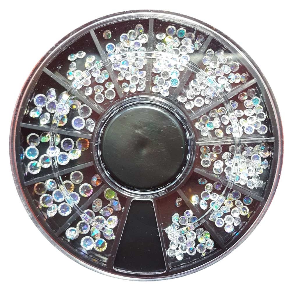 

Karuzela cyrkonie opal mix ozdoby do paznokci