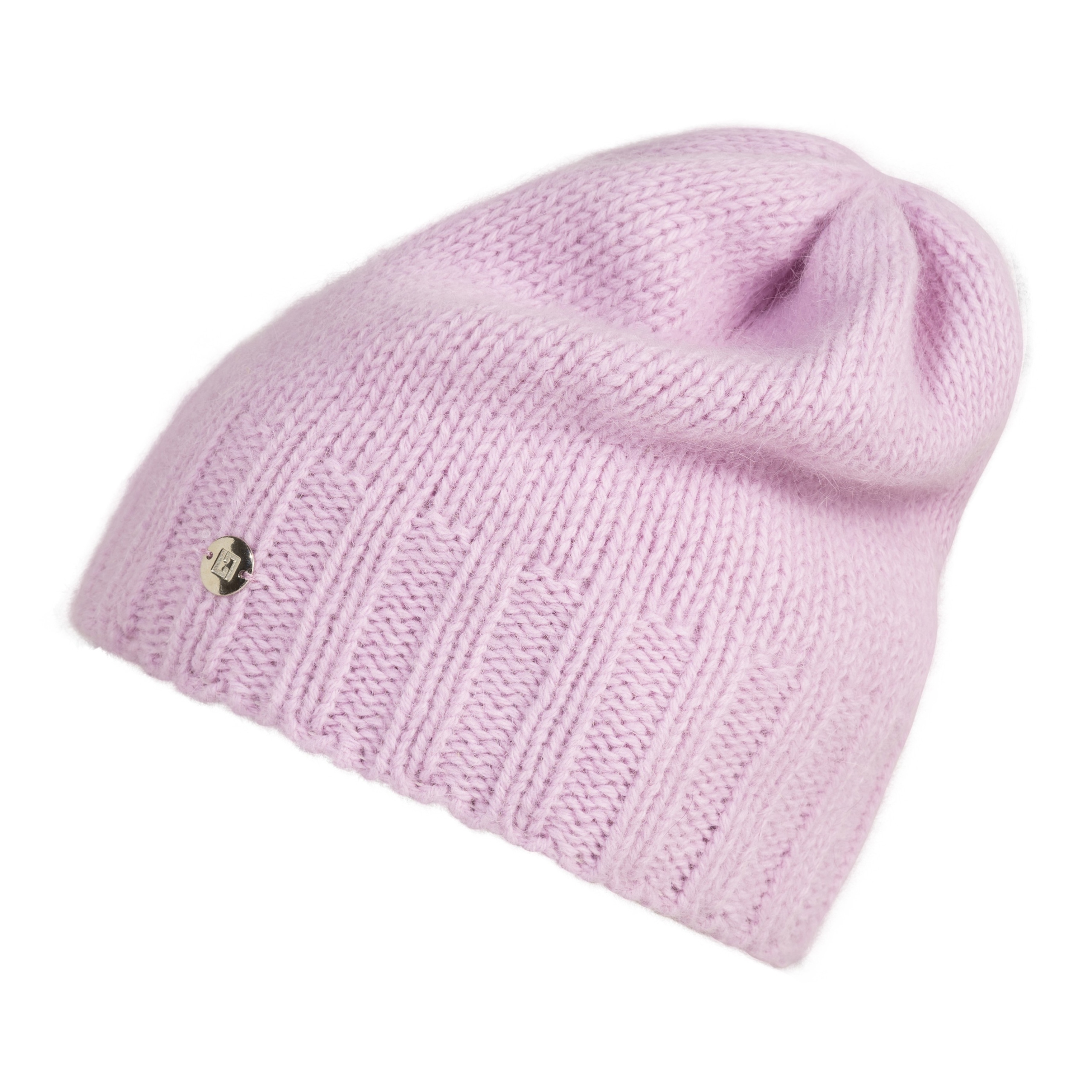 Dámská vlněná čepice Angora Loman Neral Růžová