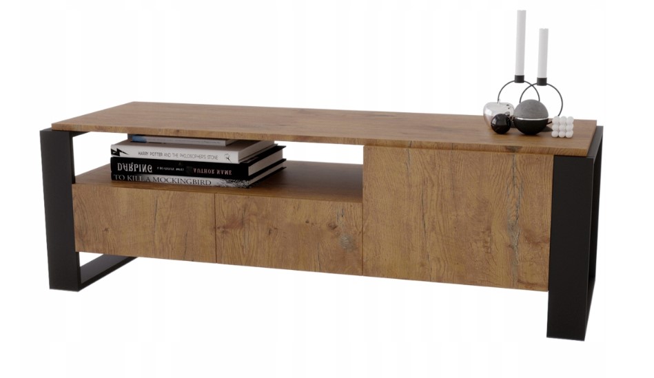 Szafka szafa RTV stolik KAJA Dąb Retro Lancelot TV