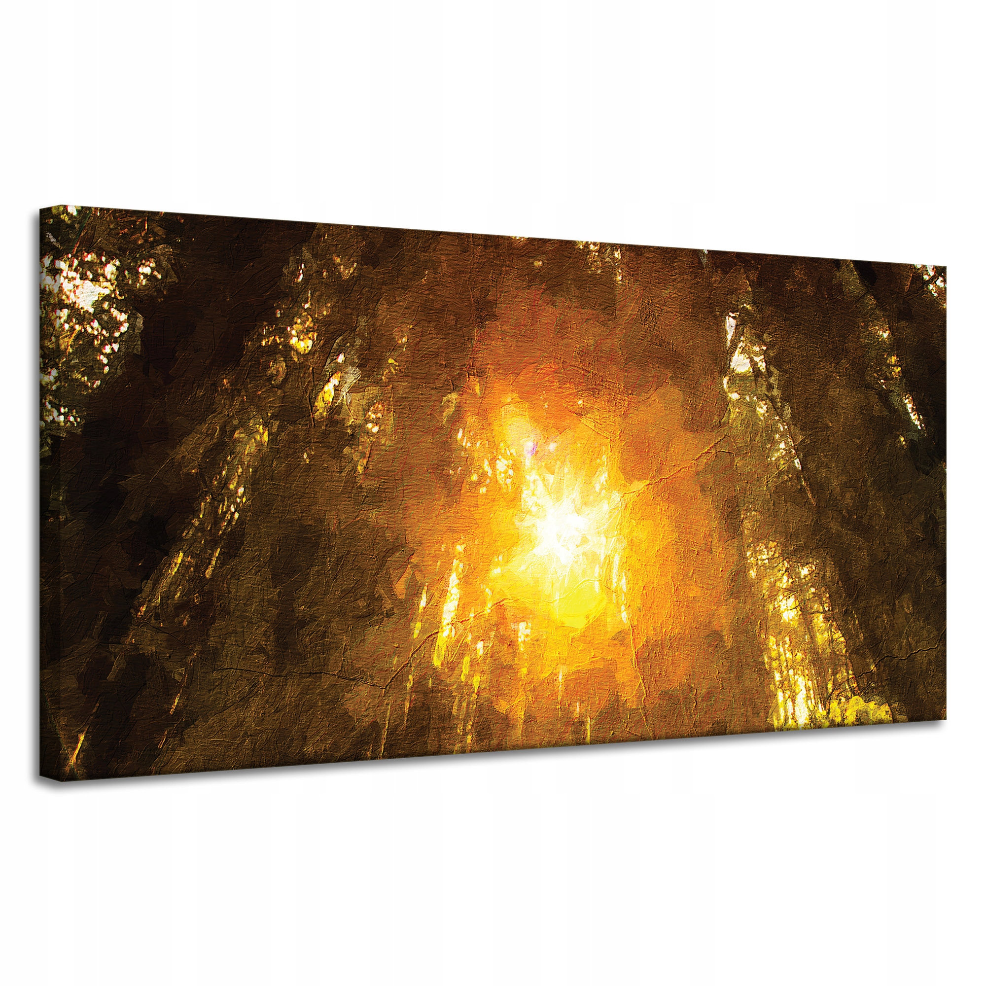 Obraz na plátně Les v záři Slunce Pastely 120x60 cm Ideální jako dárek