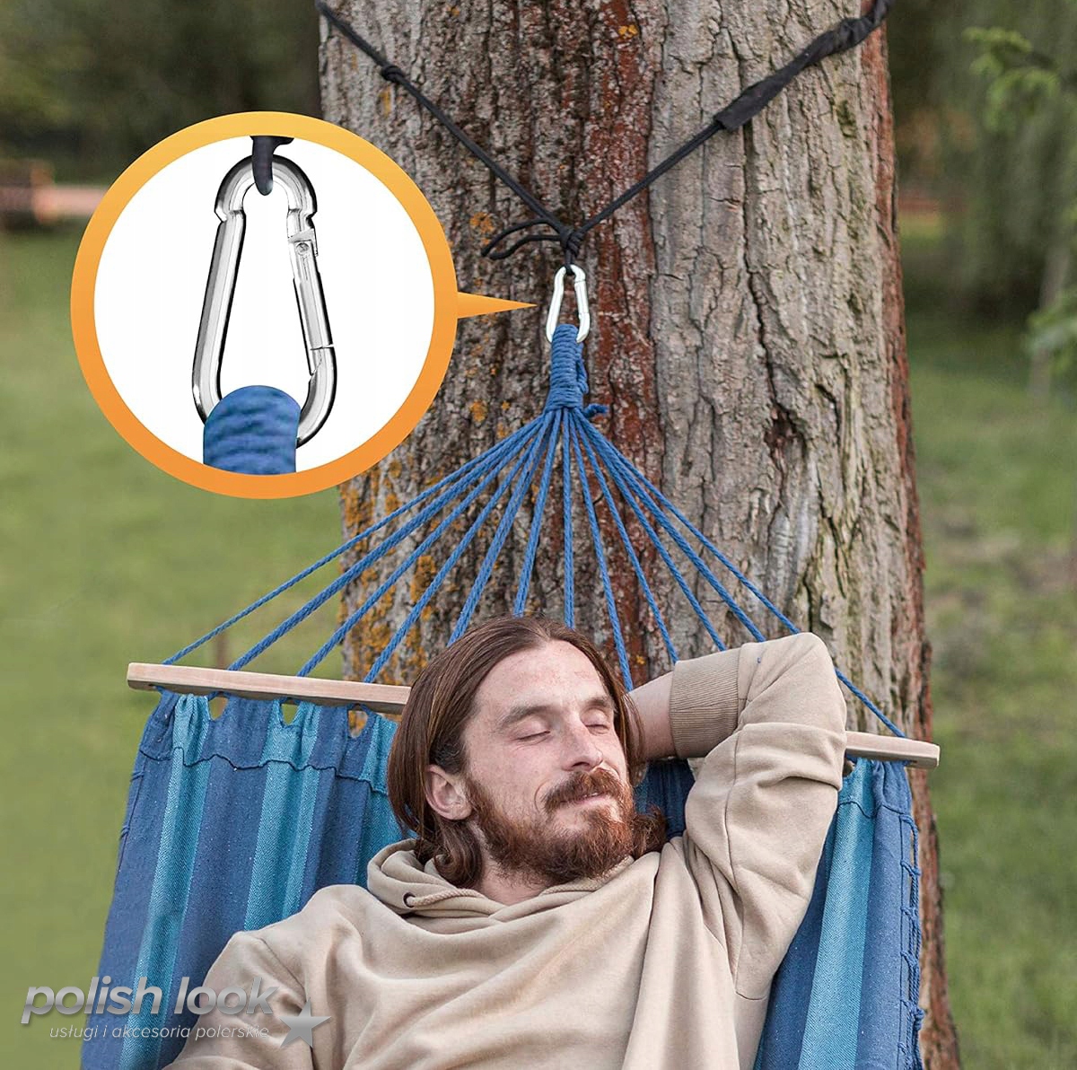 Karabińczyk do lin karabinek strażacki ocynkowany budowlany 8x80mm 120kg Mechanizm strażacki