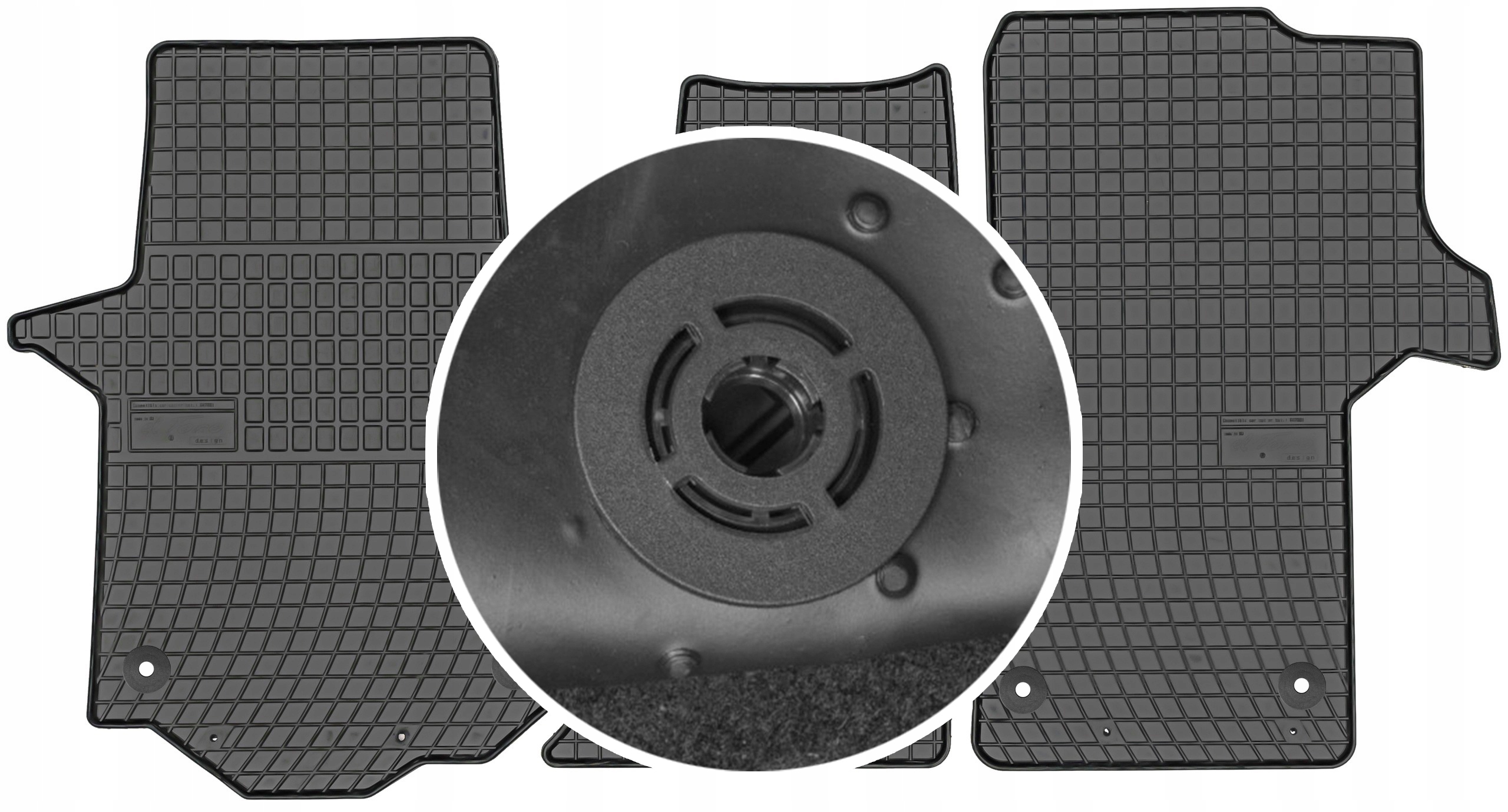 Коврики Ньюстайлинг резиновые 547891 3 el.