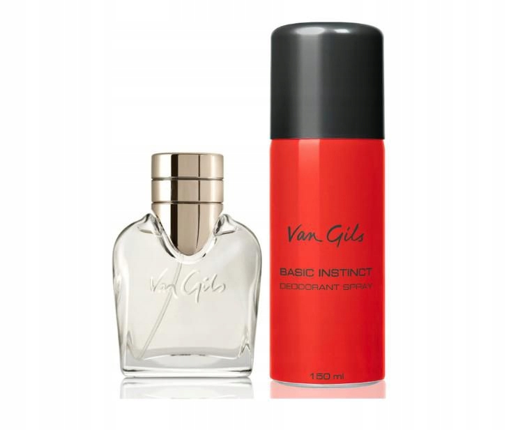 Van Gils Basic Instinct dárková sada: toaletní voda 40 ml deodorant ve spreji 150 ml