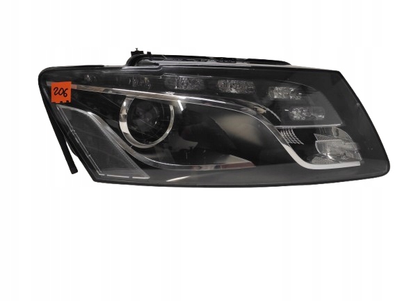 AUDI Q5 I 1 8R 08- LAMPA PRAWA PRZÓD XENON LED 10011-17075 - SZKŁO