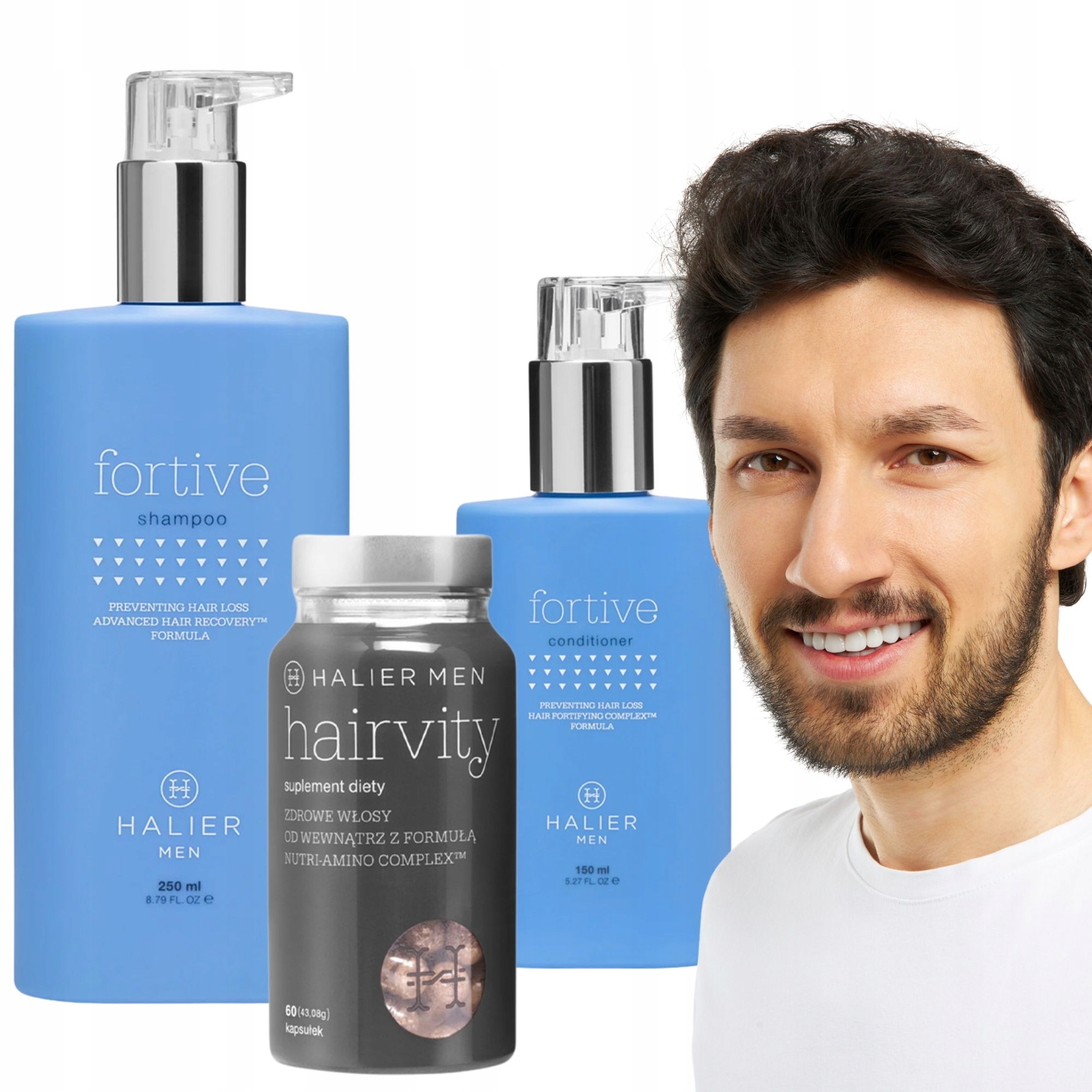 Set Šampon kondicionér doplněk Hairvity Růst Vlasů potlačující vypadávání vlasů