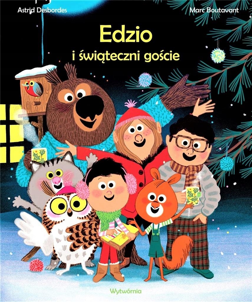 Aktivační vánoční knížka pro 4leté dítě Edzio a vánoční hosty