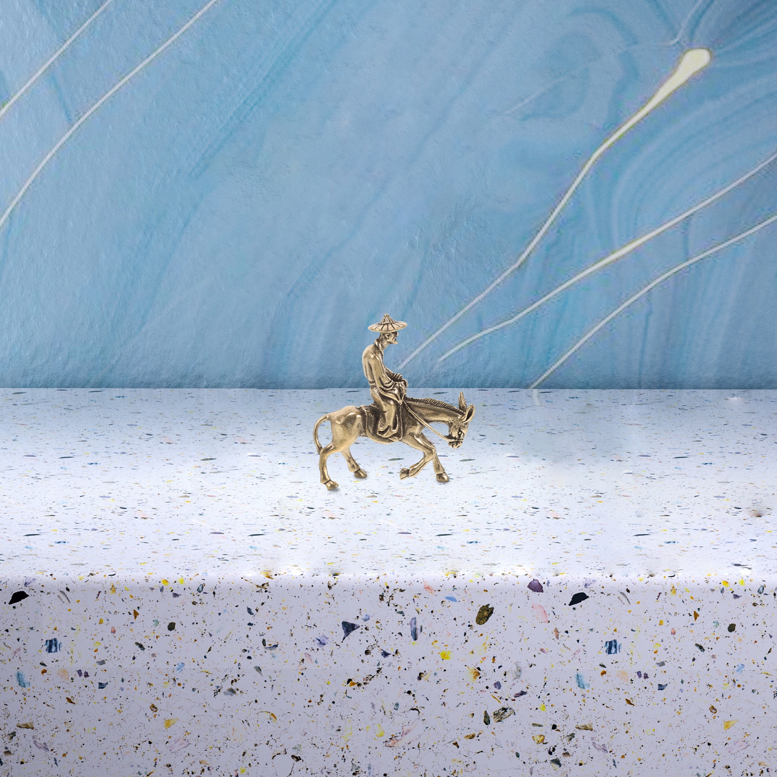 WYSTRÓJ POKOJU SALONOWEGO STARY CZŁOWIEK NA OSIOLE OZDOBY Liczba elementów w zestawie 0 szt.